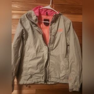The North Face Gray and Pink coat